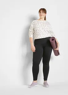 Leggings termici cropped con tasche, bonprix