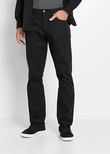 Pantaloni regular fit in twill di puro cotone, straight, bonprix