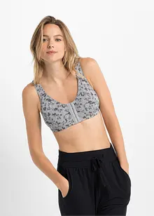 Reggiseno senza ferretto con chiusura anteriore e cotone biologico (pacco da 2), bonprix