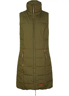 Gilet lungo a collo alto, bonprix