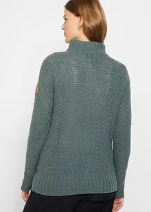 Maglione strutturato con bottoni, bonprix