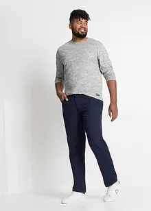 Maglia melange a manica lunga in misto cotone (pacco da 3), bonprix