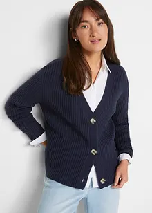 Cardigan boxy corto, bonprix