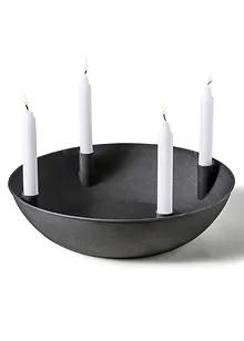 Candelabro a forma di ciotola con 4 portacandela, bonprix