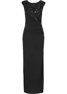 Abito di jersey con paillettes, bonprix