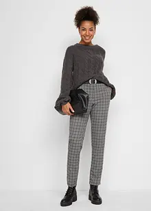 Pantaloni a quadri con elastico in vita, bonprix