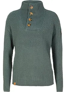 Maglione strutturato con bottoni, bonprix