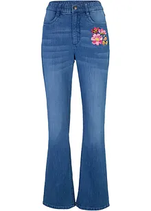 Jeans bootcut a vita alta con cinta comoda, bonprix