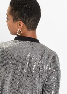 Bomber con paillettes, bonprix