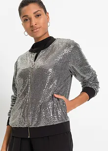 Bomber con paillettes, bonprix