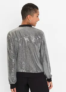 Bomber con paillettes, bonprix