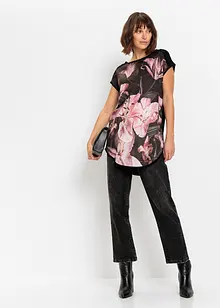 Maglia stampata in misto viscosa morbido, bonprix