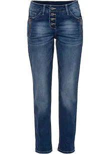 Jeans boyfriend con cerniere, bonprix