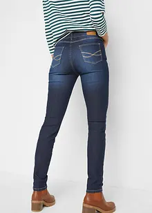 Jeans skinny elasticizzati, vita media, bonprix