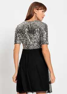 Miniabito con paillettes, bonprix