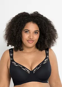 Reggiseno imbottito con ferretto e poliammide riciclata, bonprix