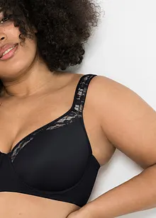 Reggiseno imbottito con ferretto e poliammide riciclata, bonprix