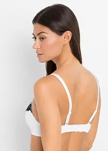 Reggiseno con coppe preformate, ferretto e poliammide riciclata (pacco da 3), bonprix