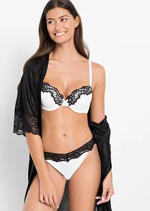 Reggiseno con coppe preformate, ferretto e poliammide riciclata (pacco da 3), bonprix