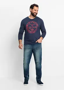 Jeans elasticizzati slim fit, straight, bonprix