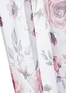 Tenda trasparente a fiori con poliestere riciclato (pacco da 1), bonprix