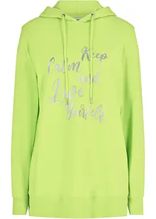 Felpa con cappuccio in puro cotone biologico, bonprix