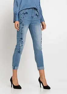 Jeans slim fit cropped, vita media, bonprix