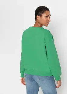 Felpa oversize in misto cotone morbido, bonprix