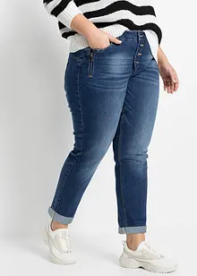 Jeans boyfriend con cerniere, bonprix