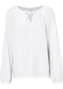 Blusa in mussola di cotone, bonprix