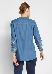 Blusa di jeans con maniche a 3/4, John Baner JEANSWEAR