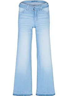 Jeans wide leg cropped, vita media, John Baner JEANSWEAR