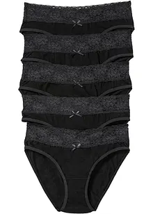 Slip con pizzo (pacco da 5), bonprix