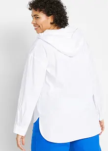 Blusa con cappuccio in puro cotone biologico, bonprix