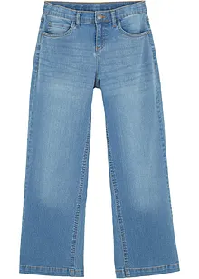 Jeans wide leg, vita media, bonprix