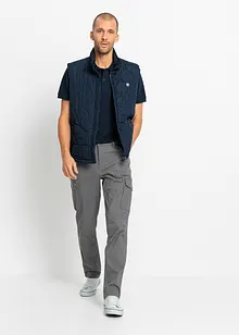 Pantaloni cargo elasticizzati slim fit straight, bonprix