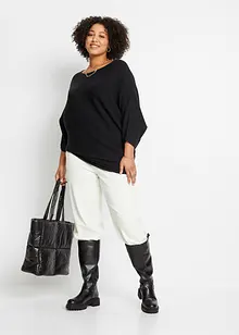 Maglione oversize a costine, bonprix