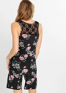 Pigiama estivo con pizzo e bermuda, bonprix