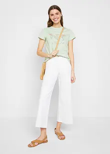 T-shirt basic con stampa (pacco da 2), bonprix