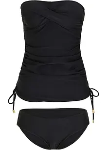 Tankini a fascia (set 2 pezzi), bonprix