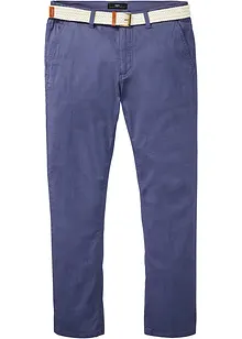 Pantaloni chino elasticizzati con cintura regular fit, straight, bonprix