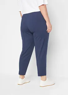 Pantaloni in punto di Roma con pinces e cinta comoda, bpc bonprix collection