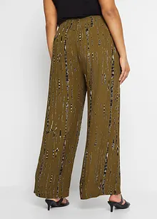 Pantaloni a palazzo con stampa batik, bonprix