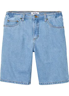 Bermuda in jeans con cinta elasticizzata ai lati, classic fit, bonprix