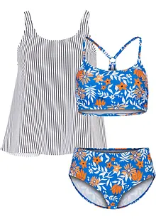 Tankini completo e reggiseno extra (set 3 pezzi), bonprix