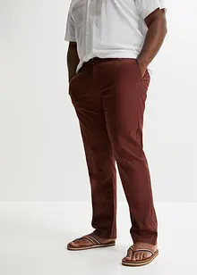 Pantaloni chino in misto lino regular fit, straight, bonprix