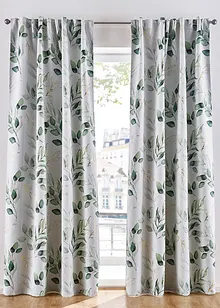 Tenda oscurante con stampa floreale lucida (pacco da 1), bonprix