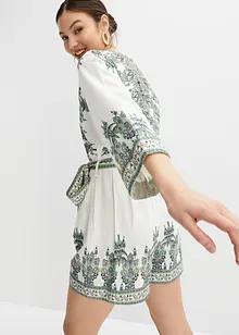 Tuta in misto lino, bonprix
