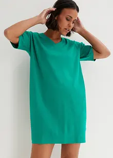 Abito t-shirt oversize con scollatura a V (pacco da 2), bonprix