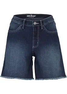 Shorts di jeans elasticizzati, a vita media, bonprix